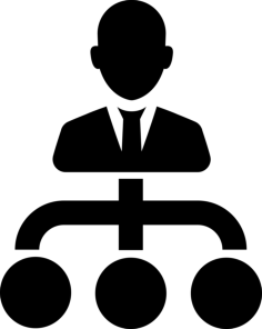 Businessman Connections Svg Line Art, Free Vectors File